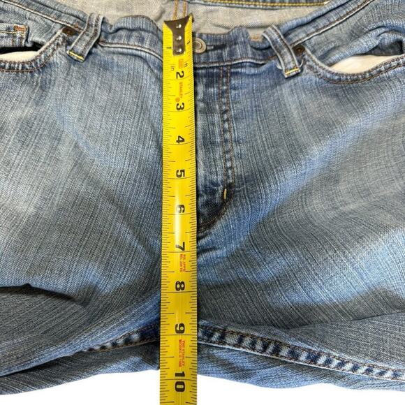 Express X2-W4 Low Rise Boot Leg Regular Fit Denim Jeans Womens 12 Casual - Picture 10 of 11